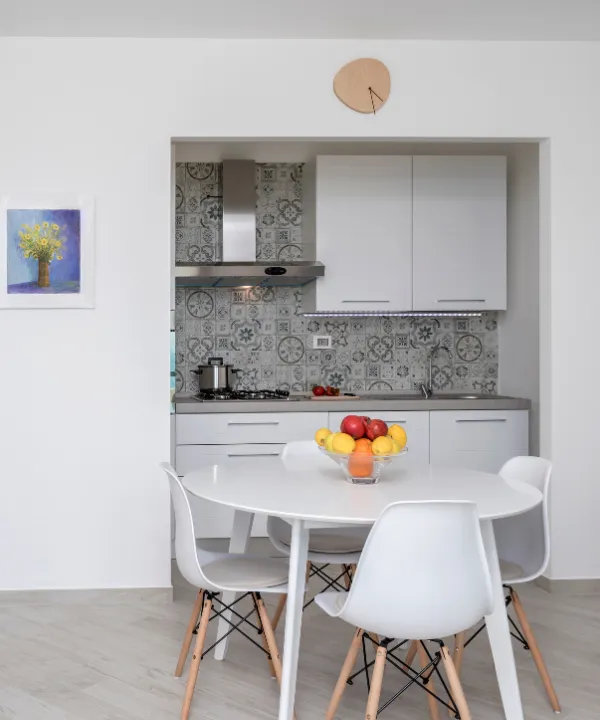 Modern interior living space inside newly built accessory dwelling unit