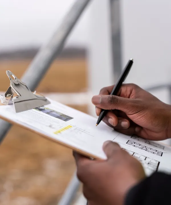 Backyard property evaluation for ADU construction in Los Angeles residential home