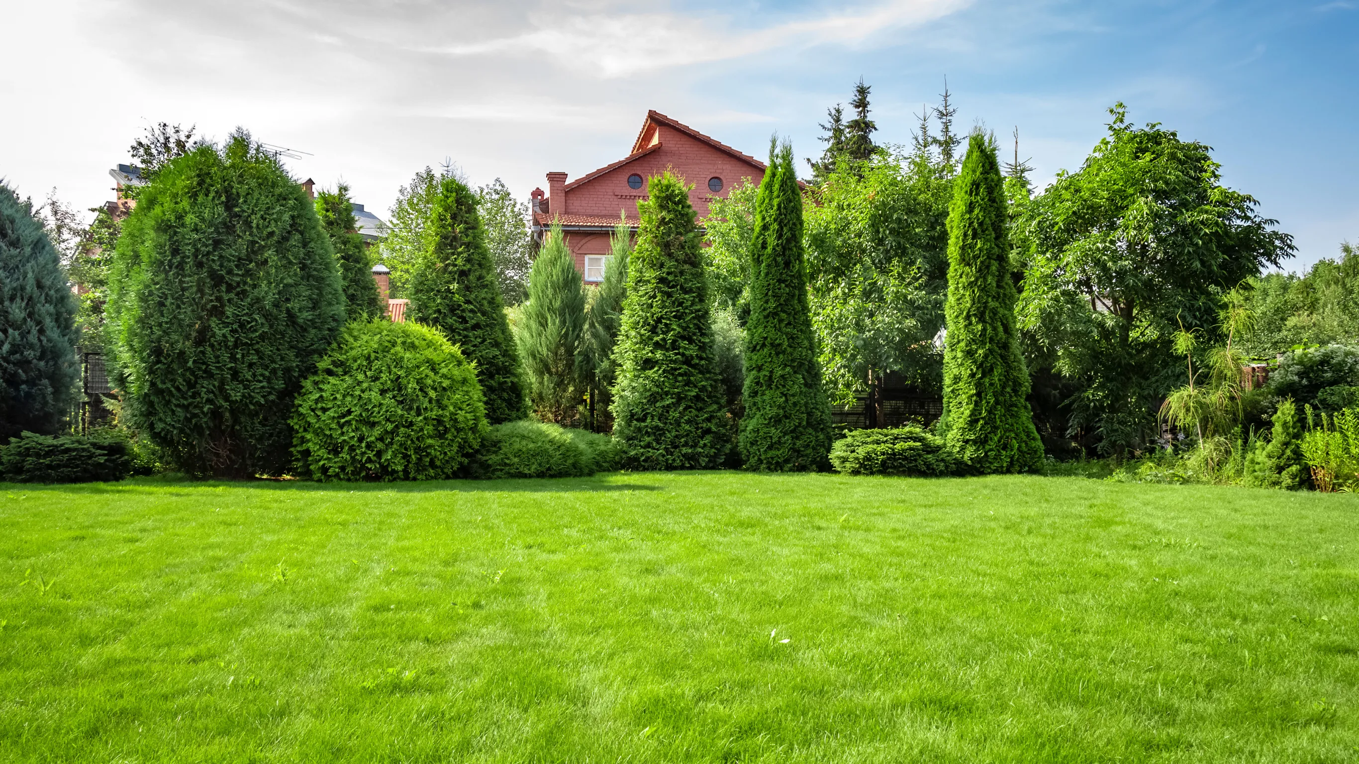 Empty backyard space before detached backyard ADU construction in Los Angeles residential property