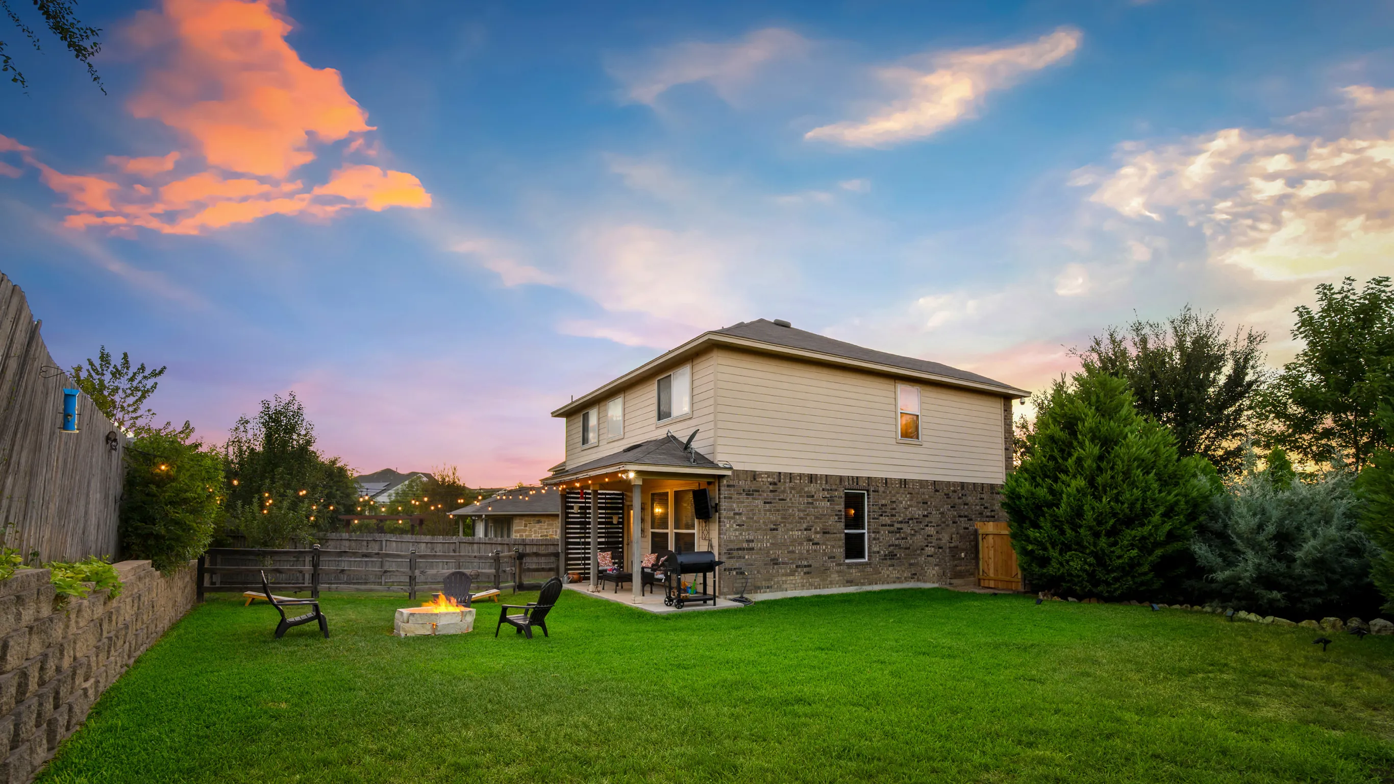 Backyard construction site prepared before prefabricated ADU installation in Los Angeles